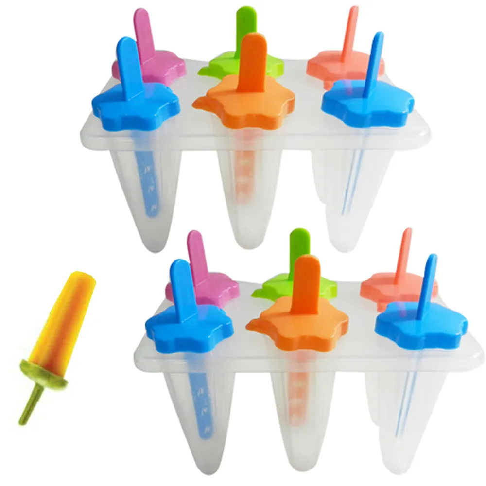 12 Ice Pop Maker Mold Popsicle Freezer Dessert Ice Cream Frozen Pops Cake Treats