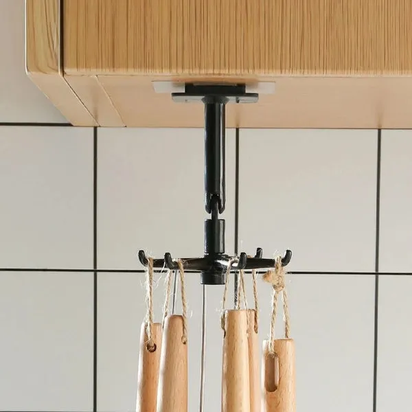 360 rotatable  hooks for hanging (Pack of 2) (Brown Box)