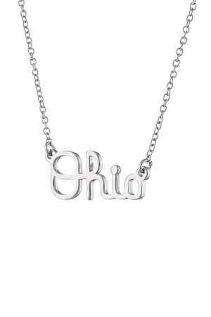 5420 - Script Ohio Necklace