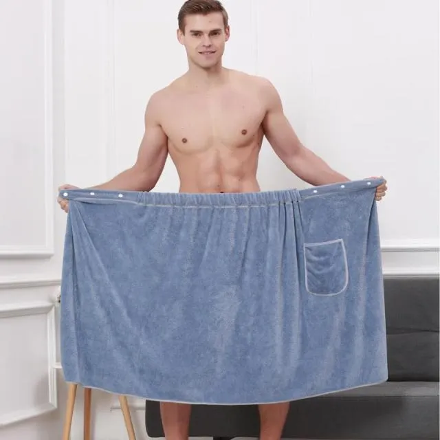 Beach Towel Wrap with Pockets