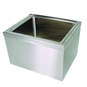 BK Resources BKMS-1620-12-KIT Stainless Steel Mop Sink