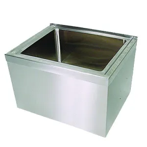 BK Resources BKMS-1620-6-KIT 24-1/2"W x 19-3/8"D x 17"H Mop Sink