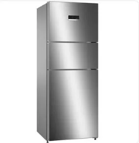 Bosch CMC33K05NI Serie 4 332 Litres Frost Free Vario Inverter Triple Door Refrigerator (MultiAirflow System,  Smoky Steel)