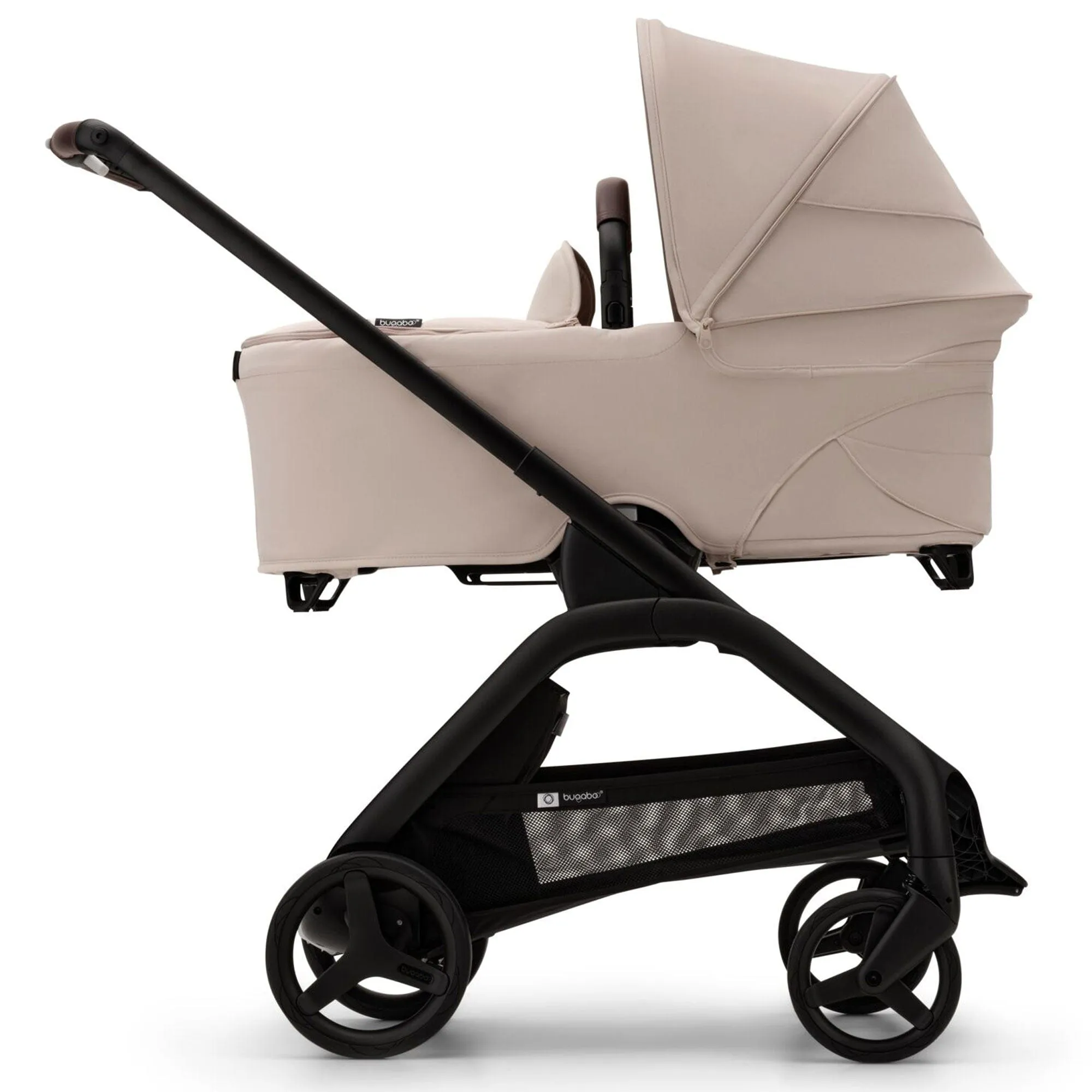 Bugaboo Dragonfly Complete Pram - Black/Desert Taupe