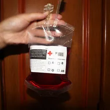 Byfa 5Pcs Food-Grade PVC Material Blood Energy Drink Bag
