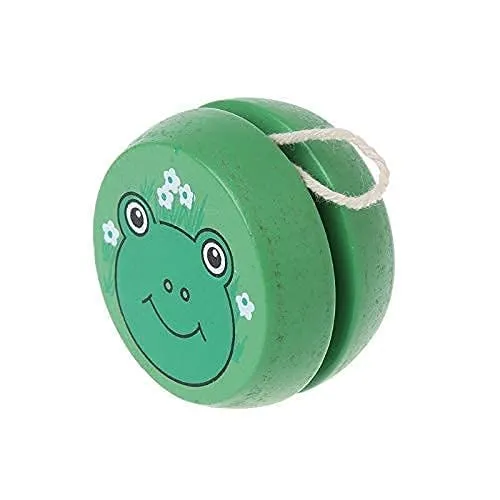 Cartoon Theme Wooden Yoyo Toy for Kids (1 Pc)
