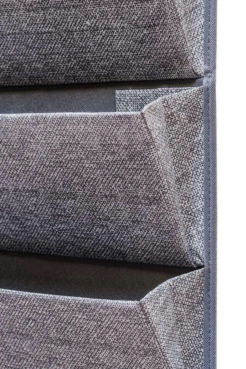 Elegant Wonders 4 Pocket Fabric Wall Organizer for House, Closet Storage and Office with Wall Mount Or for Hanging Over The Door Or Cubicle. WallPockets Accessory by EW. [Gray]