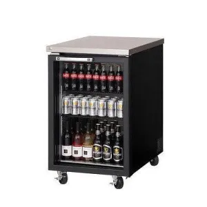 Everest EBB23G 23" Back Bar Cooler w/ Glass Door