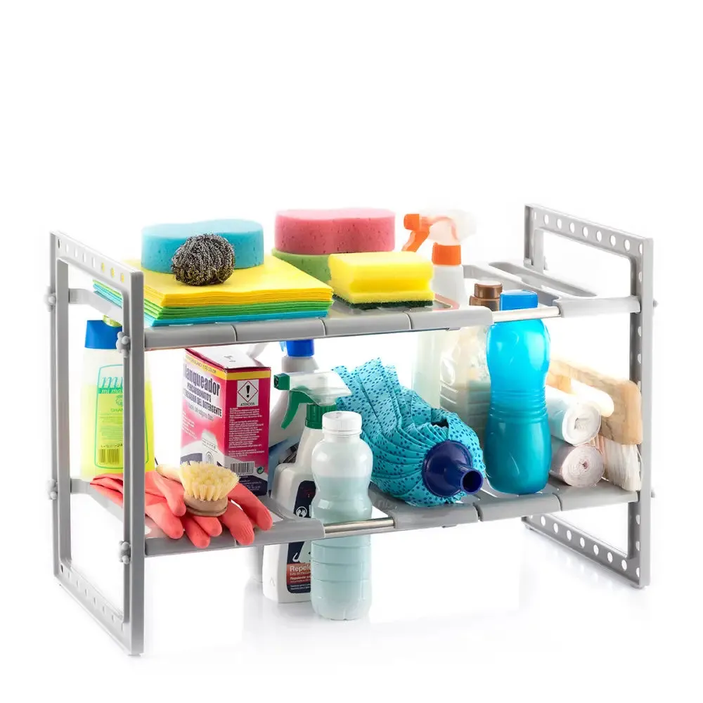 Extendable Under-sink Shelf Unit Shibblek Innovagoods 2 Shelves