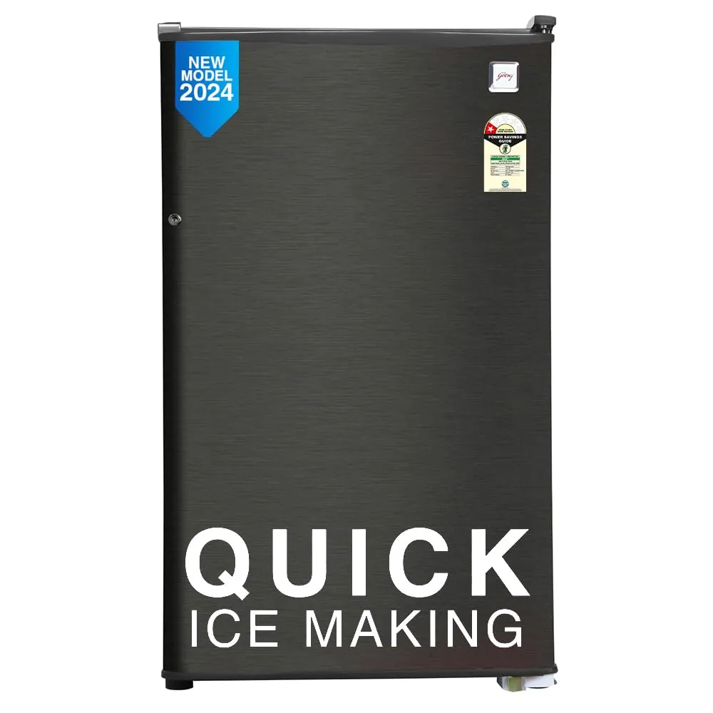 Godrej RD CHAMP 114A WPF FS ST 97 L 1 Star Direct Cool Single Door Refrigerator With Jumbo Vegetable Tray ( Fossil Steel)