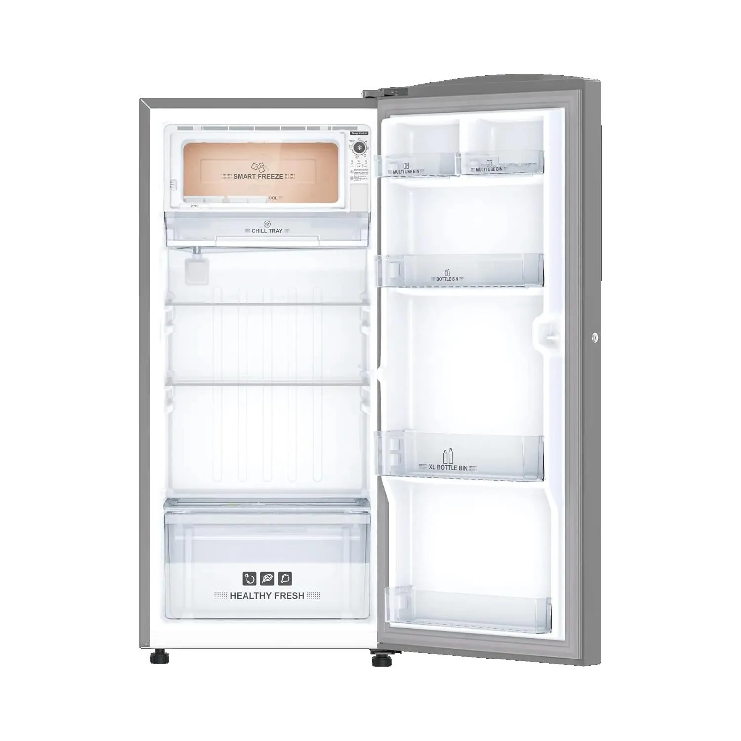 IFB IFBDC-2133FBS 187 L 3 Star Direct-Cool Single Door Refrigerator( Grey - Steel)