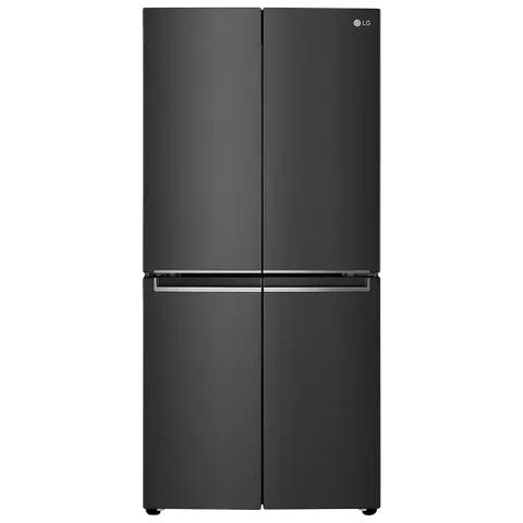 LG GC-B22FTQVB 530L, French Door Refrigerator with Smart Inverter Compressor, Multi Air Flow, Linear Cooling, Smart Diagnosis with Matte Black Finish