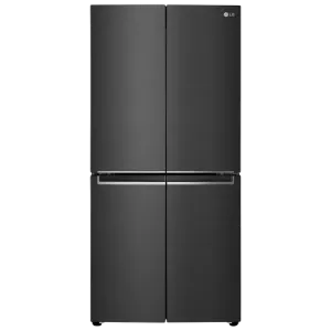 LG GC-B22FTQVB 530L, French Door Refrigerator with Smart Inverter Compressor, Multi Air Flow, Linear Cooling, Smart Diagnosis with Matte Black Finish