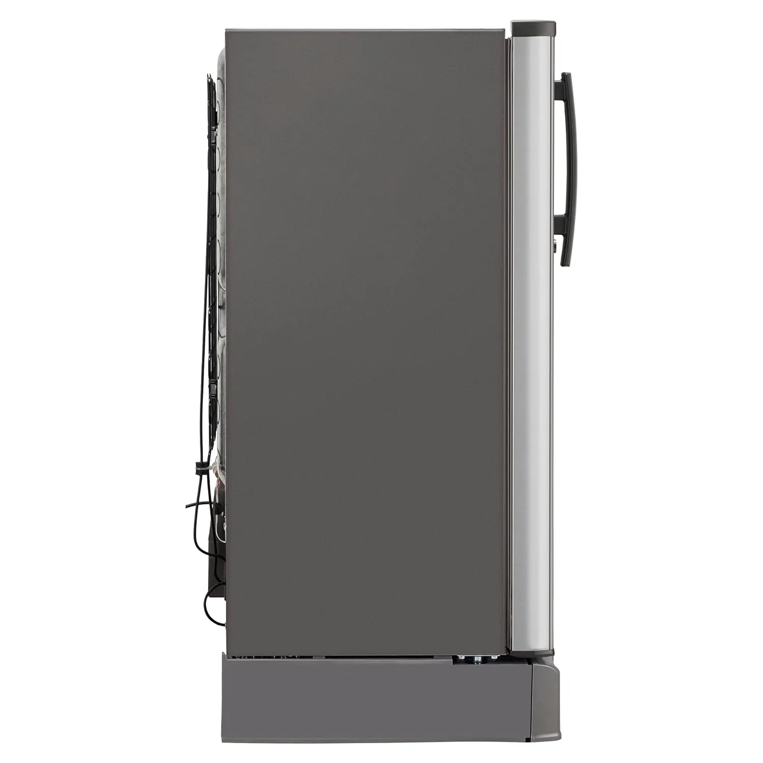 LG GL-D199OPZD 185 L Direct Cool Single Door 3 Star Refrigerator with Base Drawer with Fast Ice Making  (Shiny Steel)