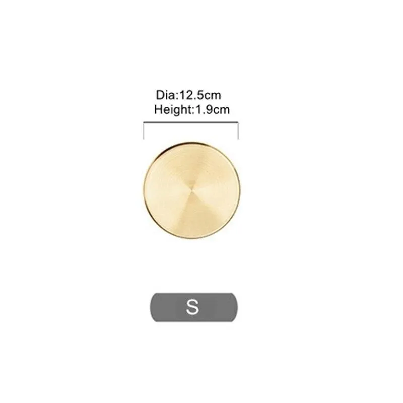 Round Stainless Steel Storage Tray