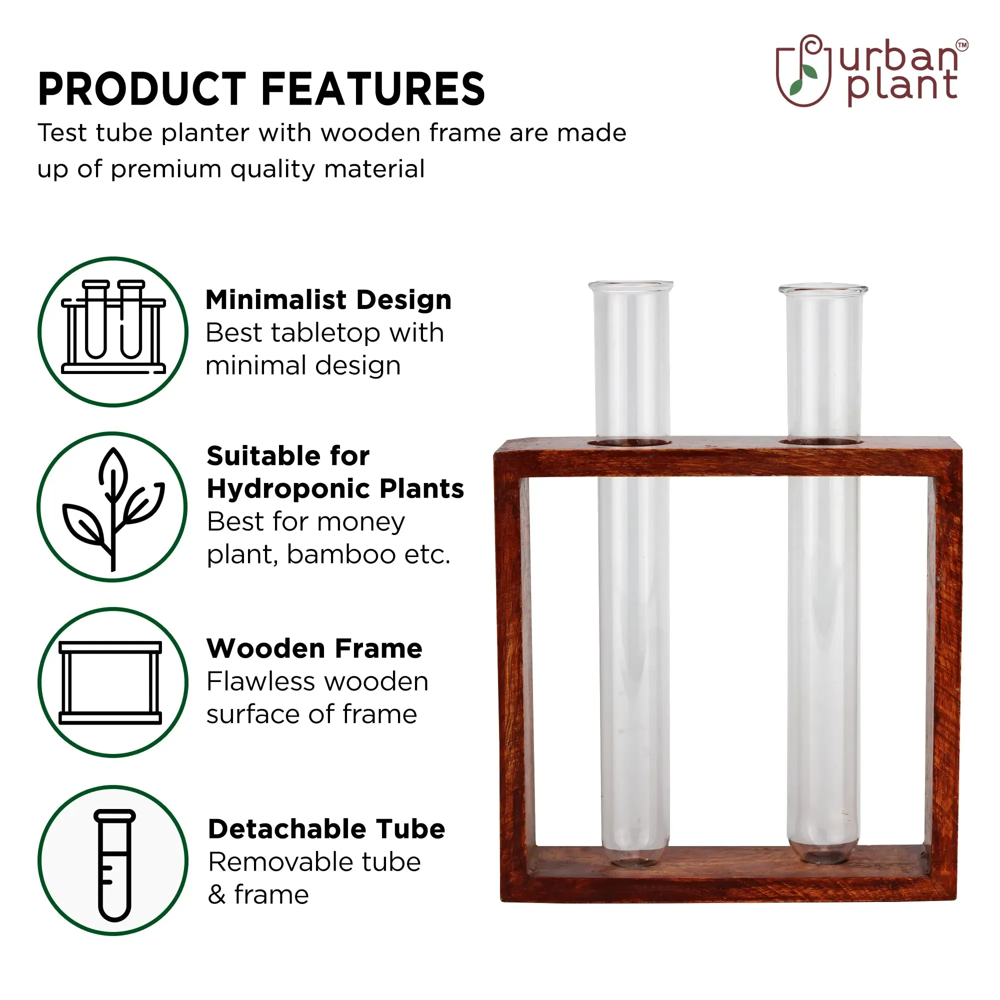 Rustique Test Tube Planter