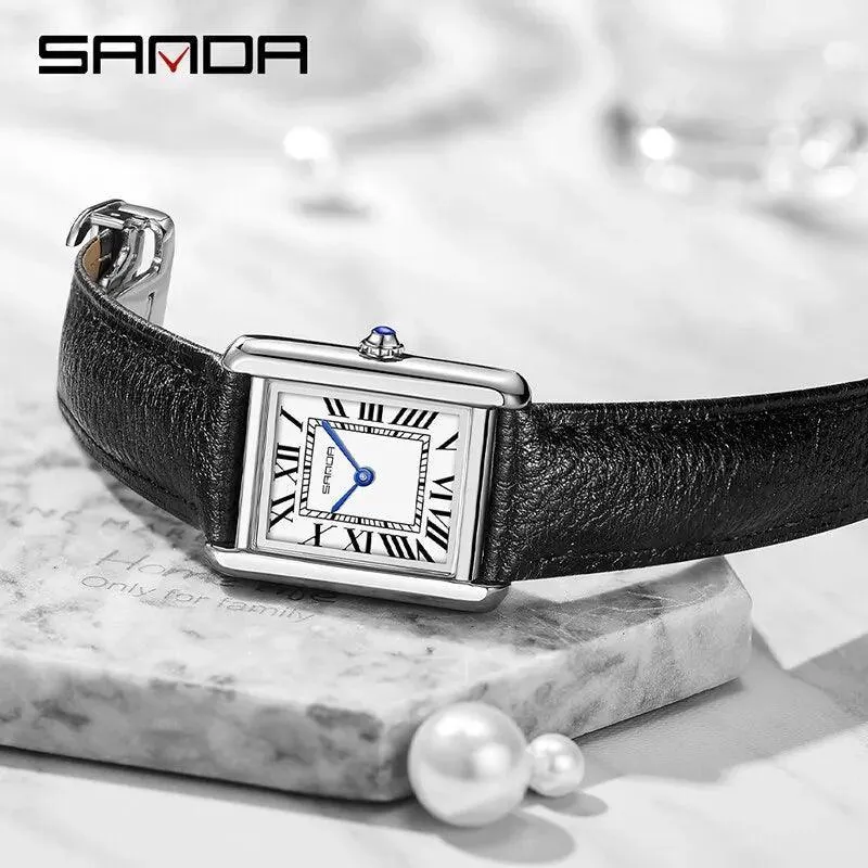 SANDA Couple Watch: Stylish Waterproof Quartz Watches for Fashionable Couples