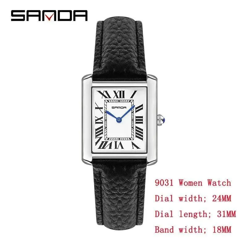 SANDA Couple Watch: Stylish Waterproof Quartz Watches for Fashionable Couples