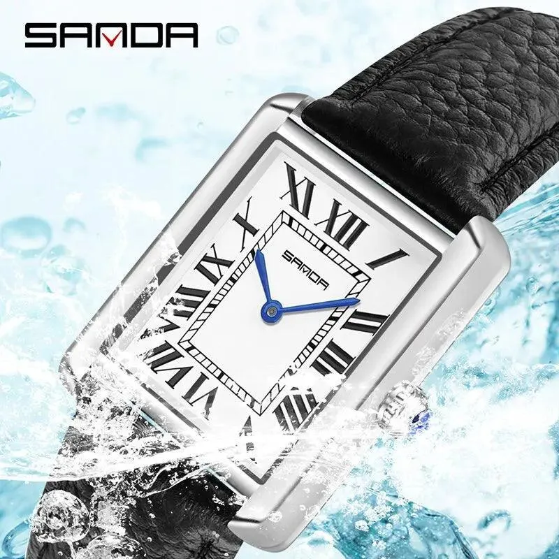 SANDA Couple Watch: Stylish Waterproof Quartz Watches for Fashionable Couples