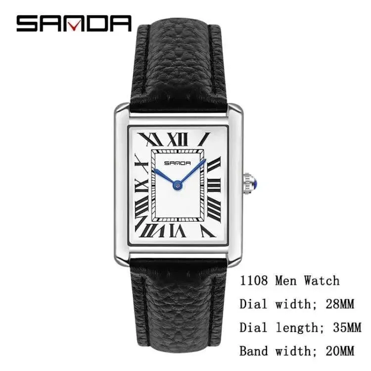 SANDA Couple Watch: Stylish Waterproof Quartz Watches for Fashionable Couples