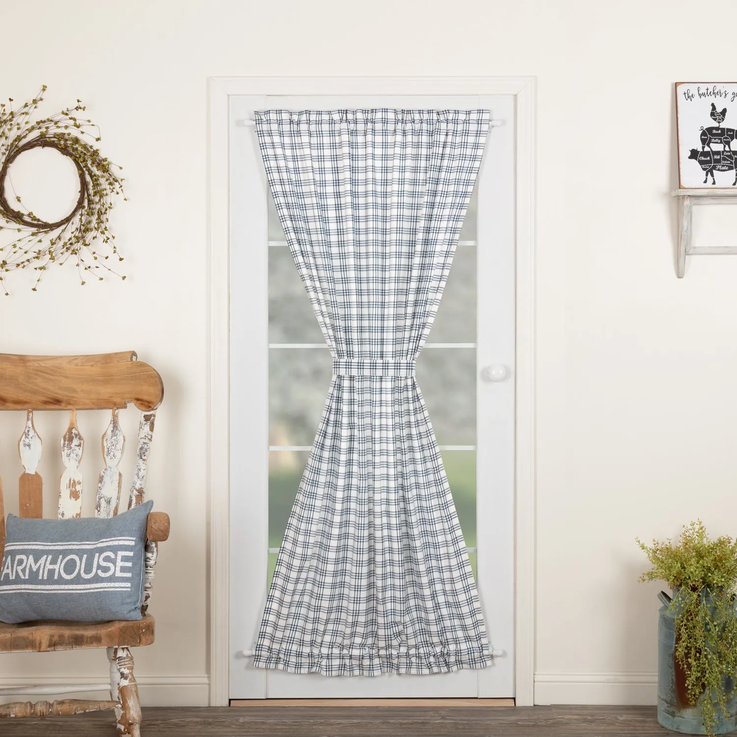 Sawyer Mill Plaid Door Panel 72x40
