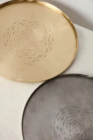Snake Round Tray