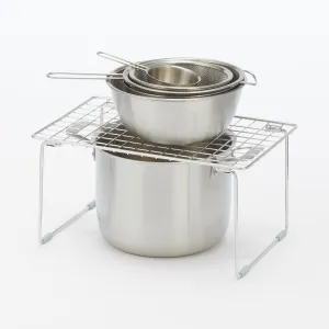 Stainless Steel Under-Sink Rack