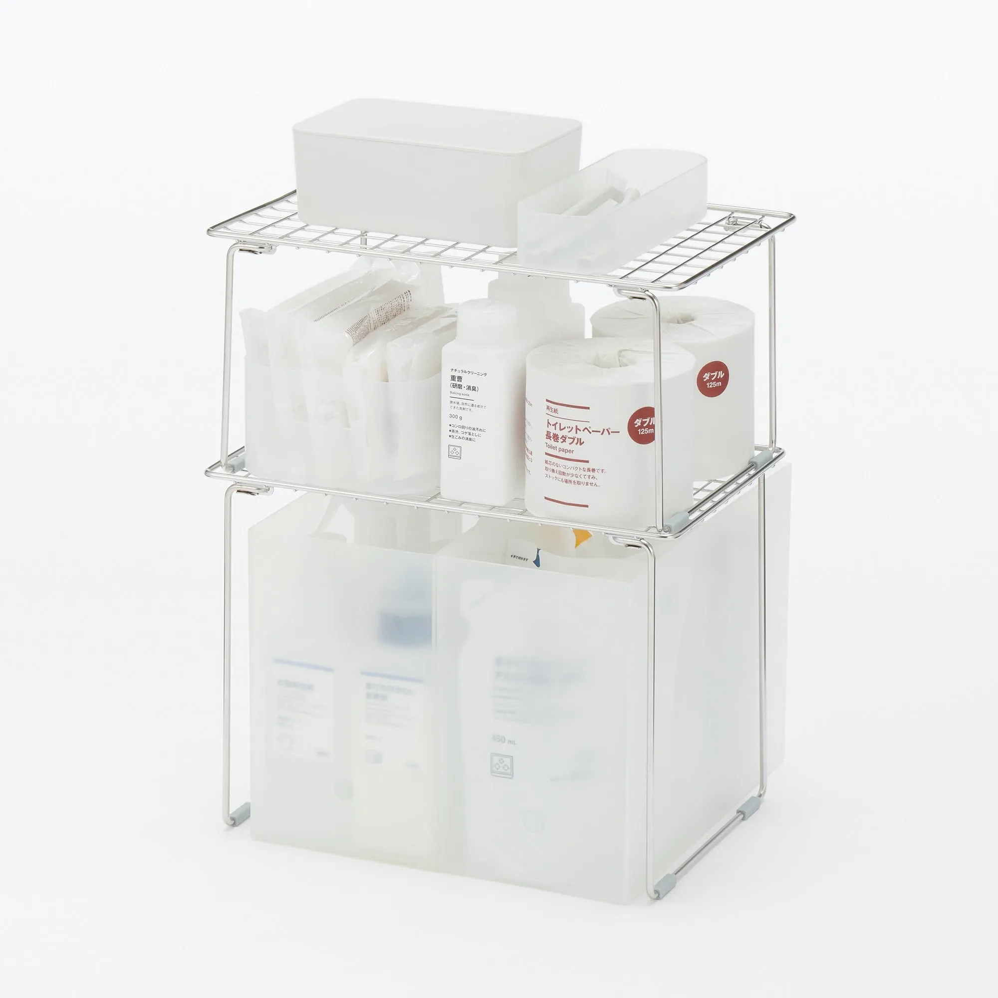 Stainless Steel Under-Sink Rack