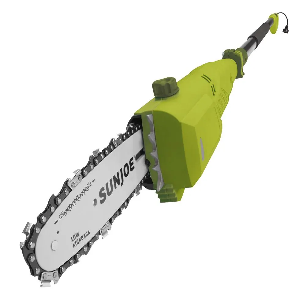 Sun Joe SWJ801E Electric Telescoping Pole Chain Saw | 8-Inch | 7-Amp