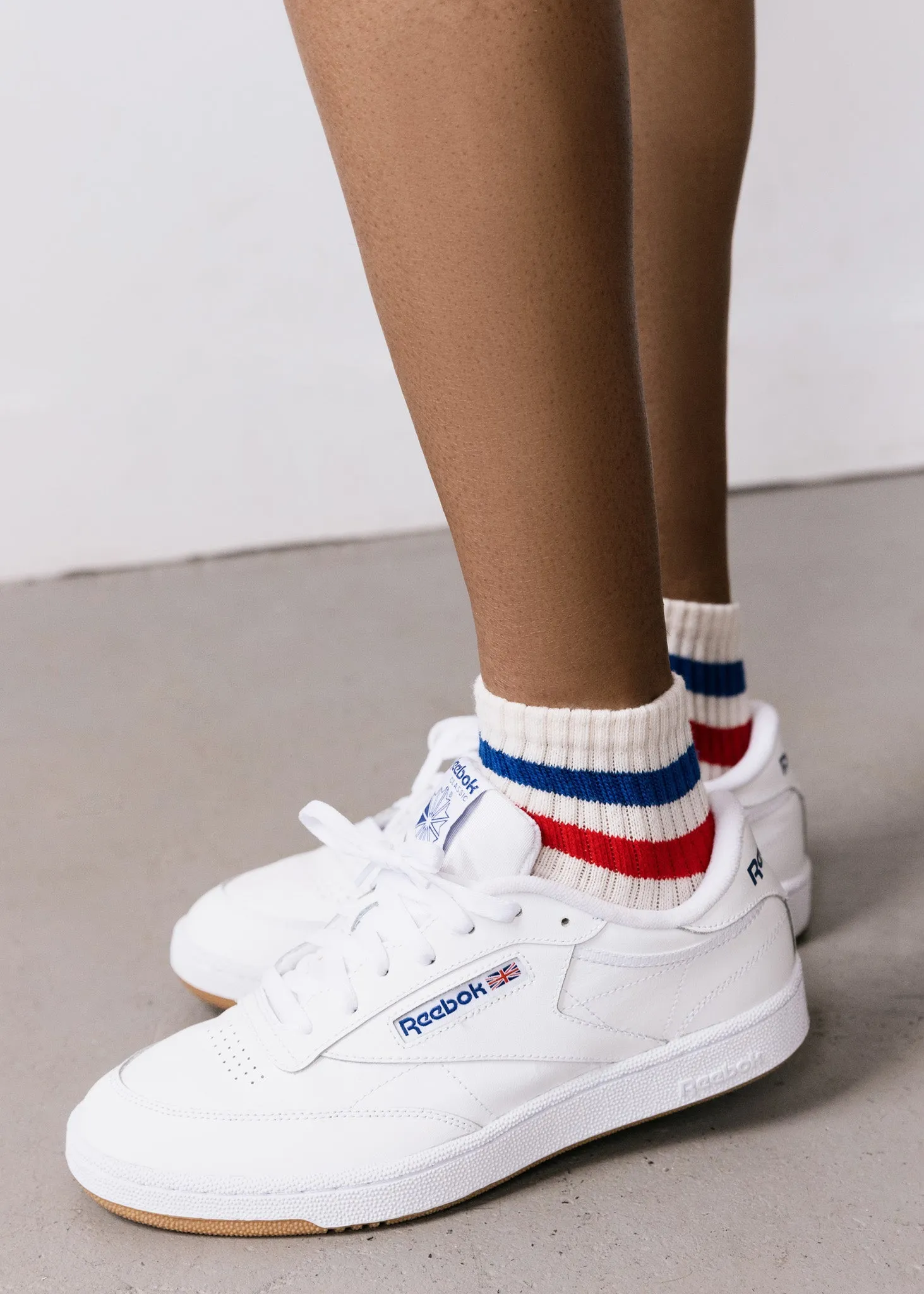 The Retro Stripe Quarter Crew