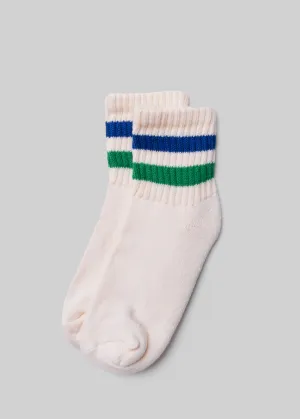 The Retro Stripe Quarter Crew