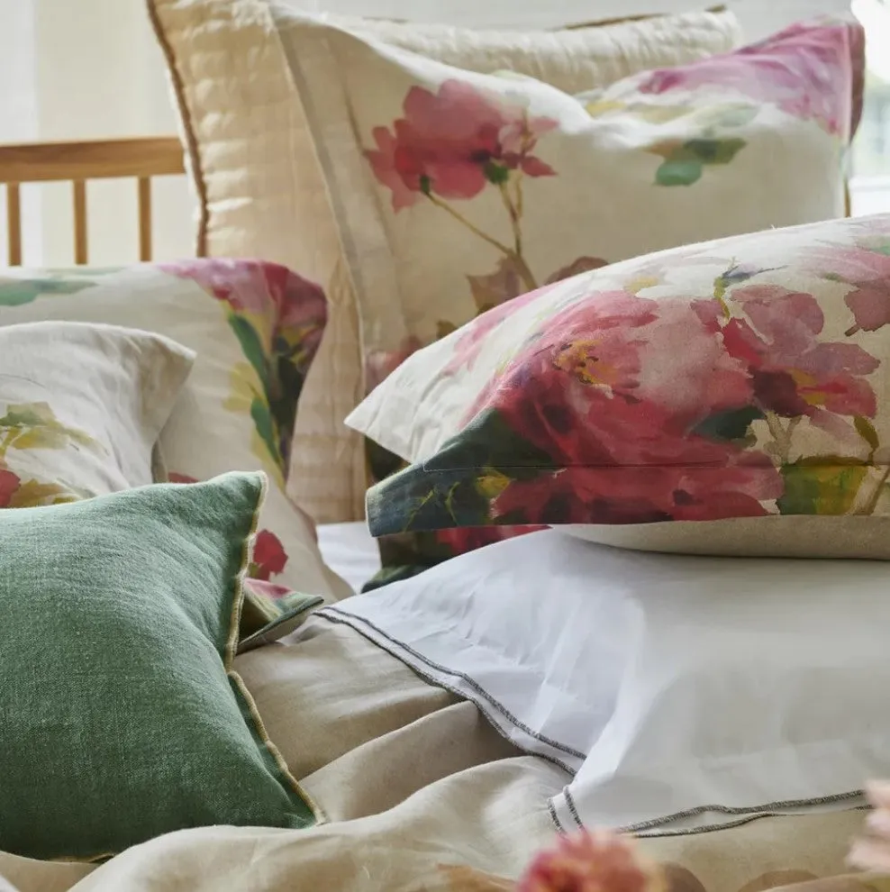 Thelma's Garden Fuchsia Shams-Set of 2