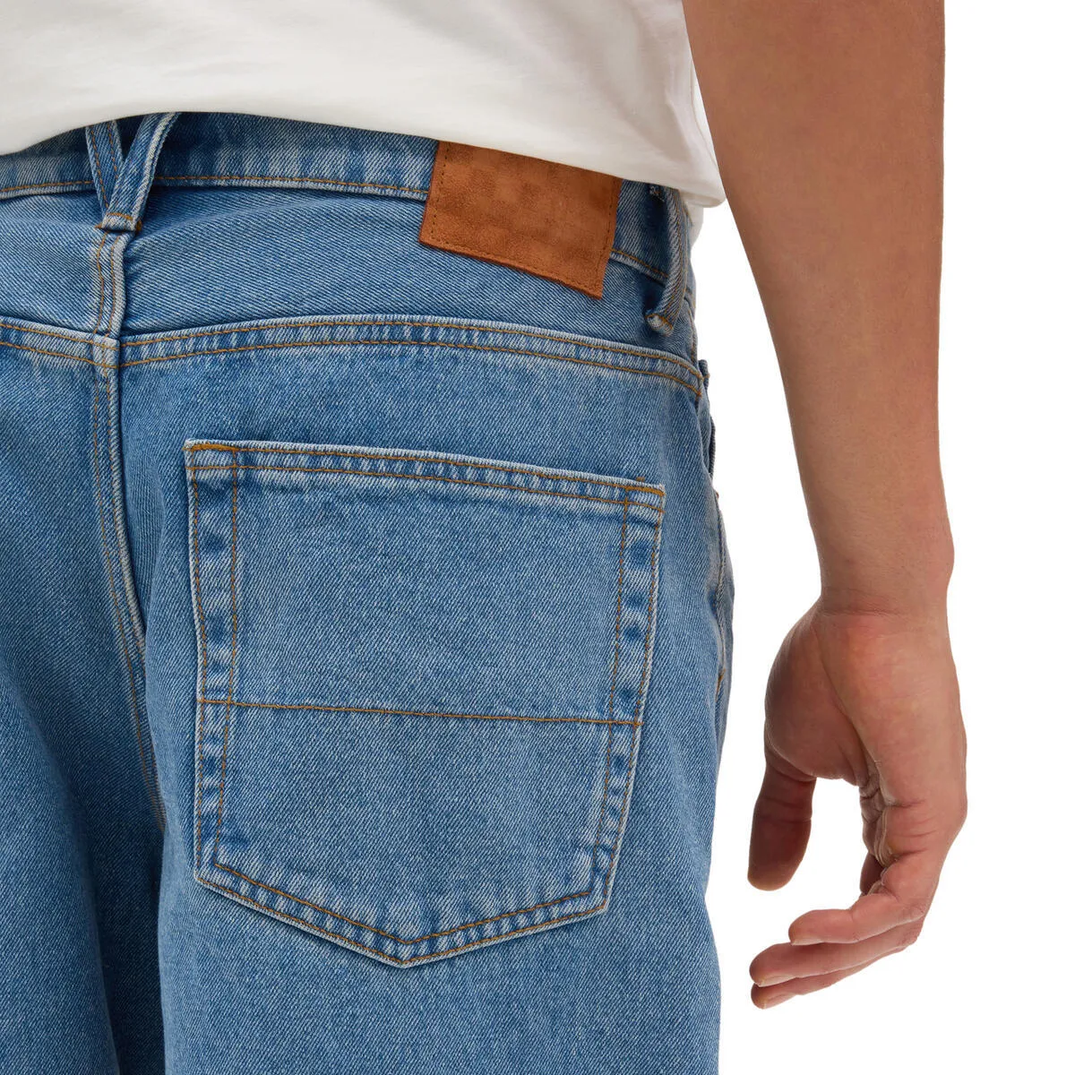 Vans Men's Check-5 Baggy Denim Pants Blue VN0008NACDX