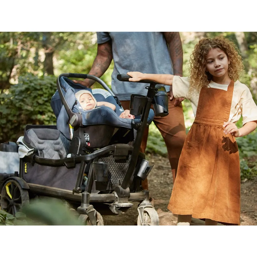 Veer Cruiser Wagon with Canopy and Basket Bundle