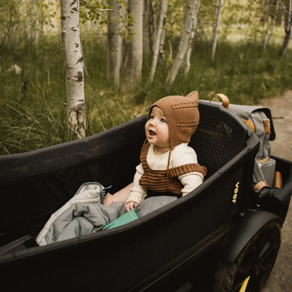 Veer Cruiser Wagon with Canopy and Basket Bundle