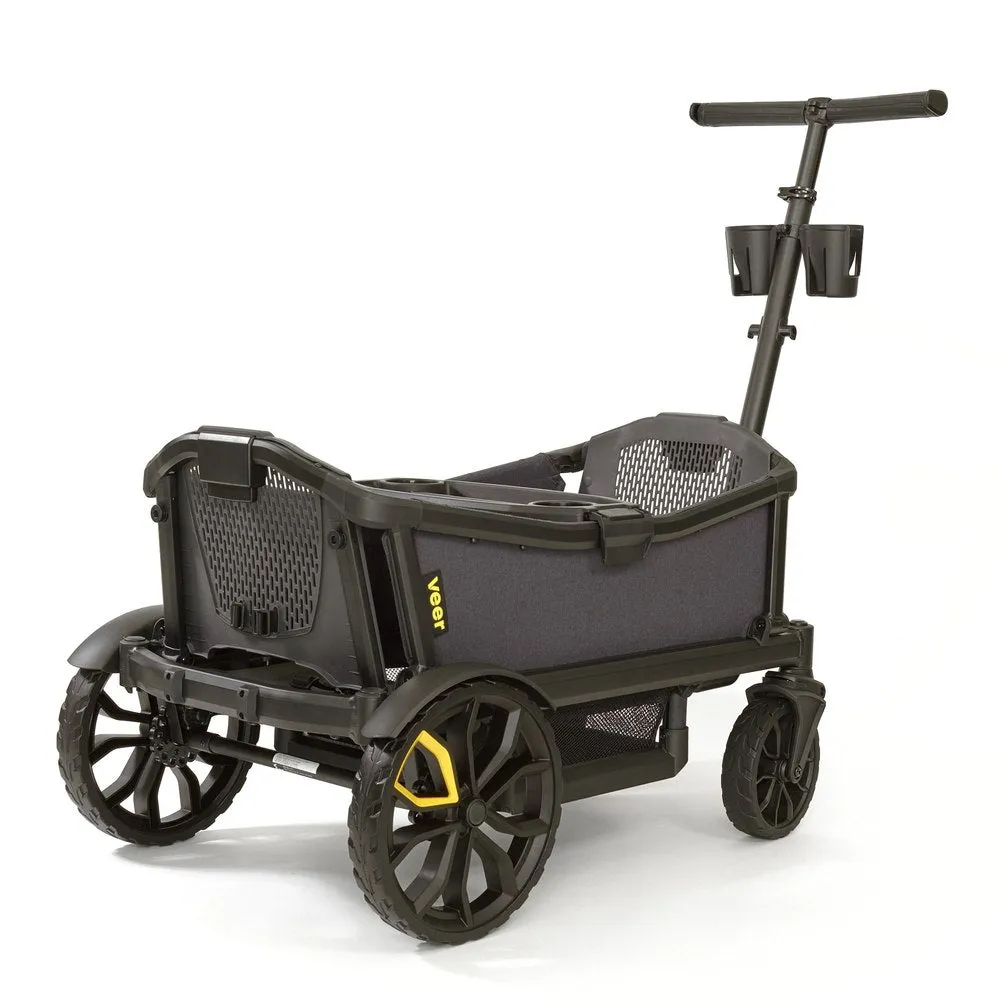 Veer Cruiser Wagon with Canopy and Basket Bundle