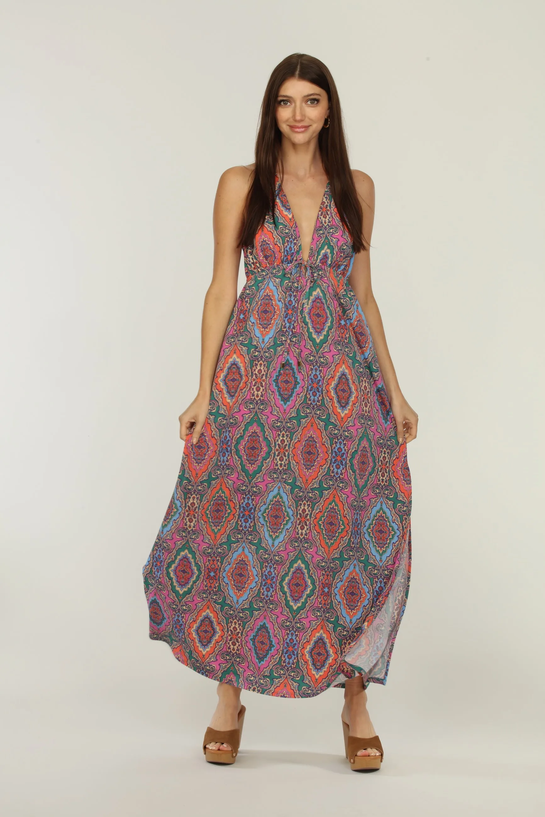 Veronica M Oriana Paisley Racerback Maxi