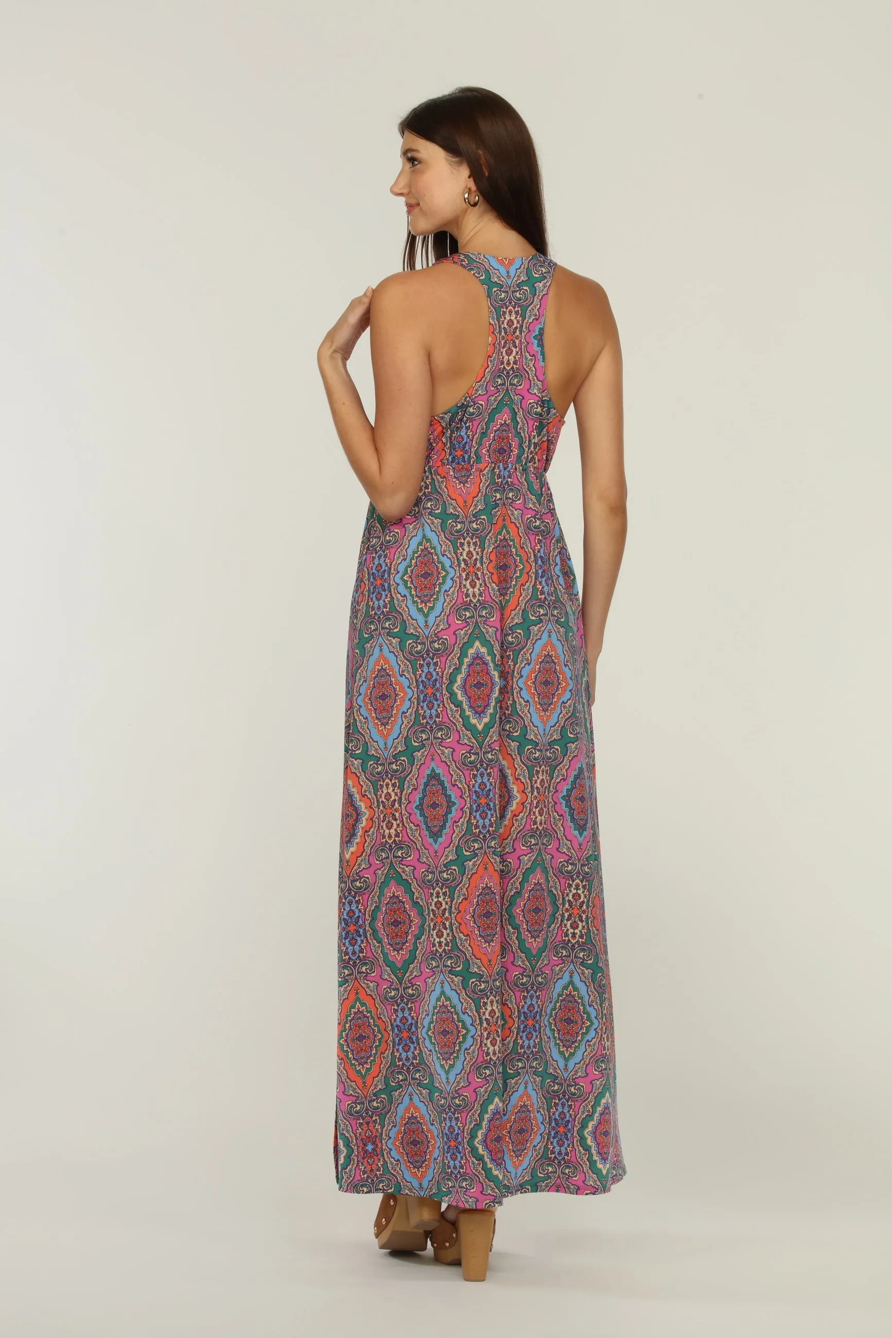 Veronica M Oriana Paisley Racerback Maxi