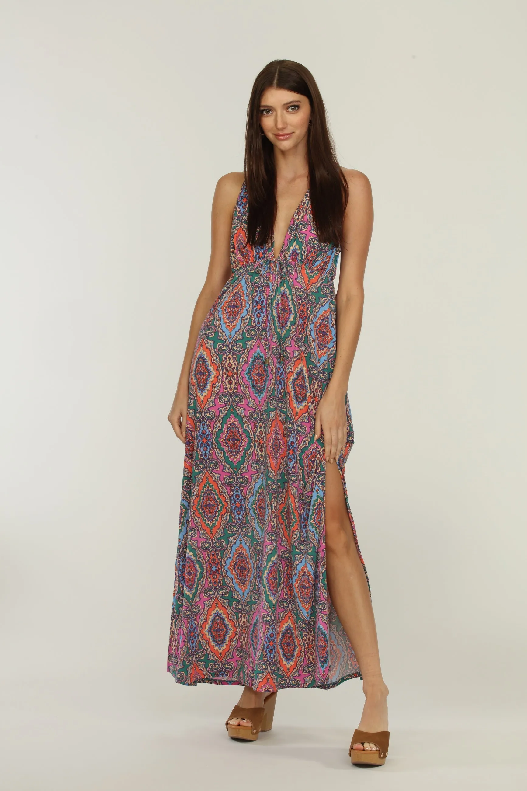 Veronica M Oriana Paisley Racerback Maxi