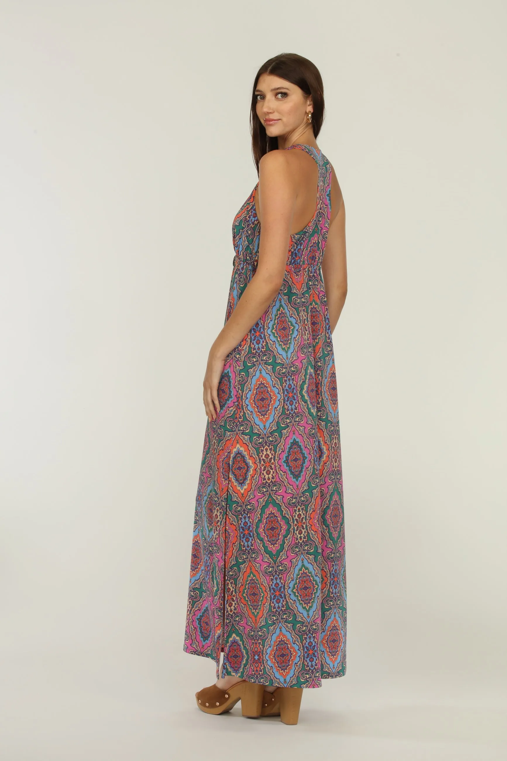 Veronica M Oriana Paisley Racerback Maxi