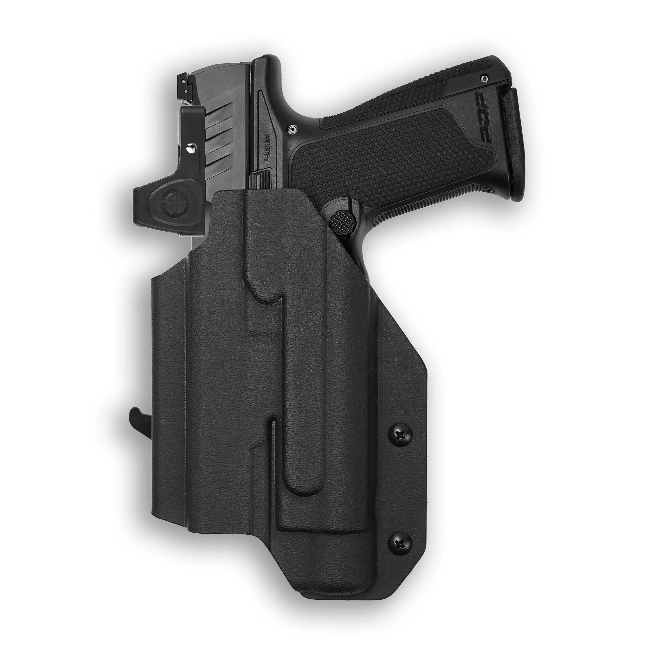 Walther PDP F-Series 4" with Streamlight TLR-1/1S/HL Light Red Dot Optic Cut OWB Holster